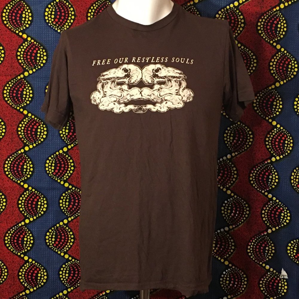 David Gray - Draw The Line - Free Our Restless Souls - T-shirt - Brown - M